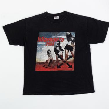 Vintage Lollapalooza 2003 Festival T Shirt - Large | Y2K Incubus Audioslave Black Graphic Concert Tee 