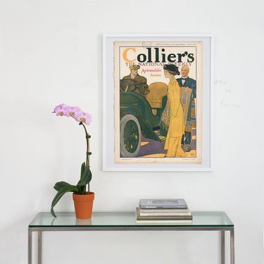 collier's magazine archival print, collier's cover art archival print, collier's magazine print, magazine cover art, cover art, magazine art 