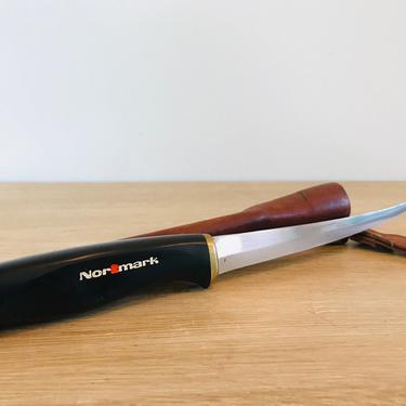 Vintage Normark Filet Knife with Leather Sheath Made by Fiskars Finland circa 1967 by DelveChicago