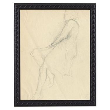 Vintage French Figure Study - Rope Frame #9