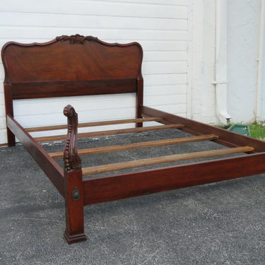 1940s Mahogany Full Size Bed 1470