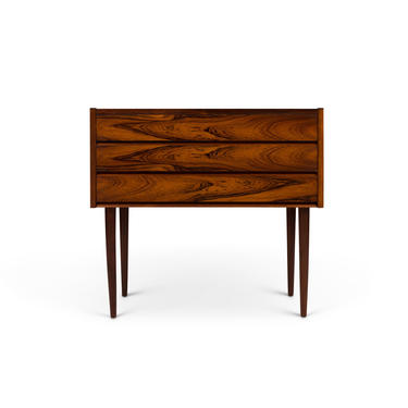 Vintage Danish Mid-Century Rosewood Accent Table/Chest 