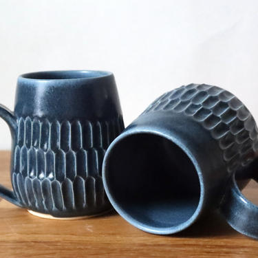 Ceramic Textured Coffee Mug 