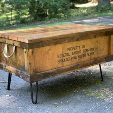 Rustic Coffee Table, Trunk Table, Reclaimed Wood Table