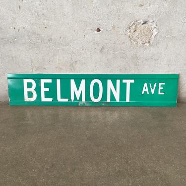 "Belmont Ave" Street Sign