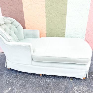 Seafoam Upholstered Chaise