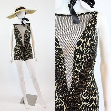 1960s RARE leopard COLE of California SCANDAL swimsuit xs | new in 