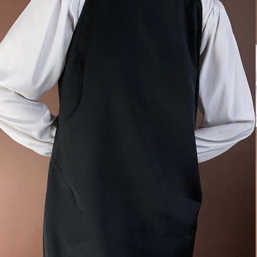 vintage silk blend minimalist shift dress size large 