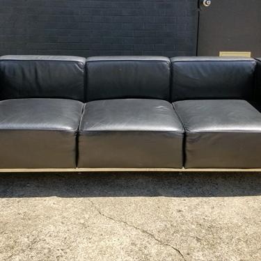 Le Cobusier Style Upholstered Sofa