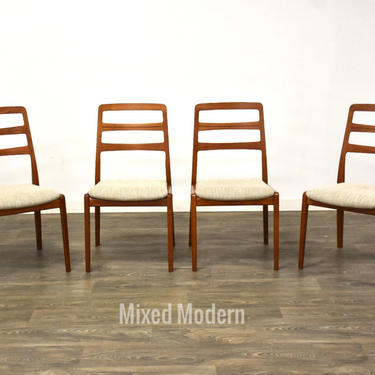 Danish Modern Teak Dining Chairs - Set of 4 