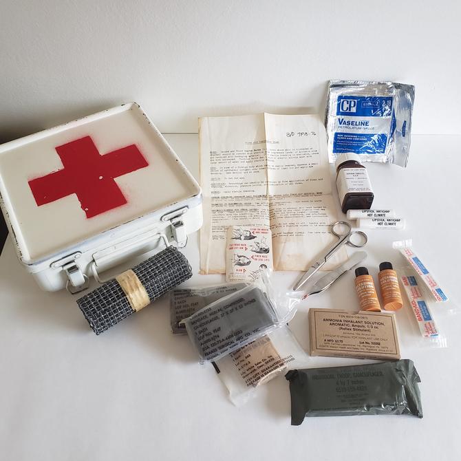 Mid Century Medic Military Medical Vintage Medical Boxes Military Supplies