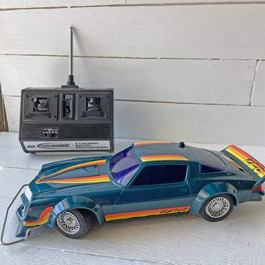 Vintage Command 1981 Azrak-Hamway AHI Radio Control Z28 Camaro Race Car // Vintage Remote Controlled Race Car, Collector // Perfect Gift 