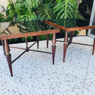 MID CENTURY MODERN Pair of End Tables #losangeles 