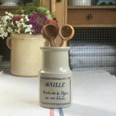 Beautiful vintage French Maille mustard jar- MMJ 