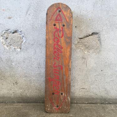 Vintage Skateboard "Roller Surfer (Dark)"