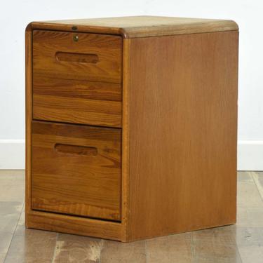 Pacific Tambour Inc Vintage Waterfall File Cabinet 