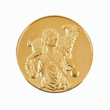 24k Gold Plated Bronze Medal Coin The Good Shepherd 