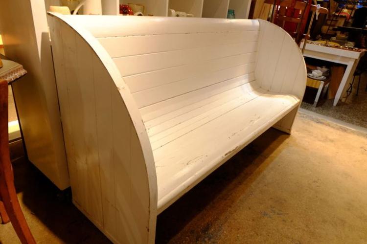Big White Painted Bench. $495. Miss Pixie's