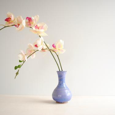 Vintage Periwinkle Blue Studio Pottery Vase 