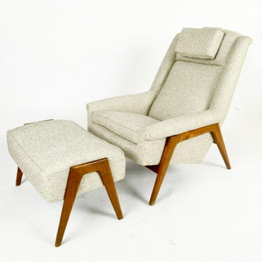 Swedish Lounge Chair & Ottoman