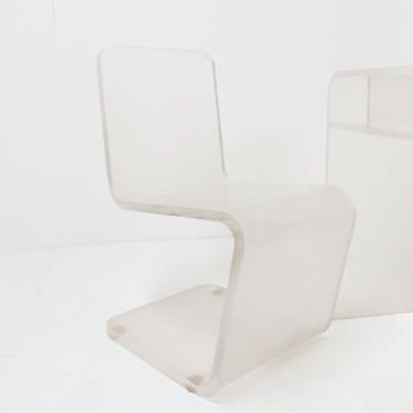Molded Lucite Chair 