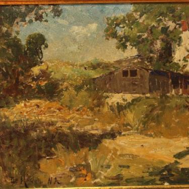 Franklin DeHaven Tonalist Landscape Painting 