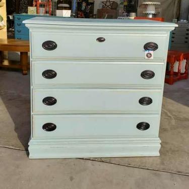 Persian Blue Four Drawer Chest