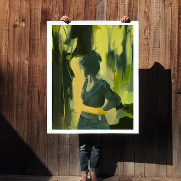 Ray . extra large wall art . giclee print 