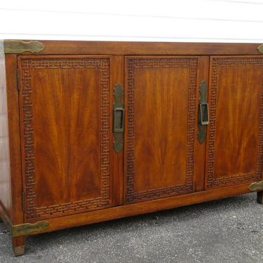Hollywood Regency Sideboard Buffet TV Console Storage Cabinet by Century 1890
