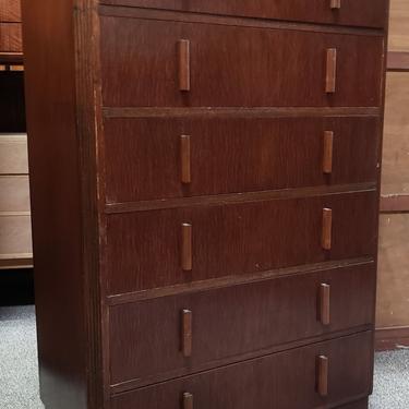Item #MA115 English Oak Chest of Drawers c.1940s