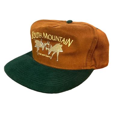 Vintage 90s South Mountain Fish and Game Pennsylvania Strapback Two Tone 