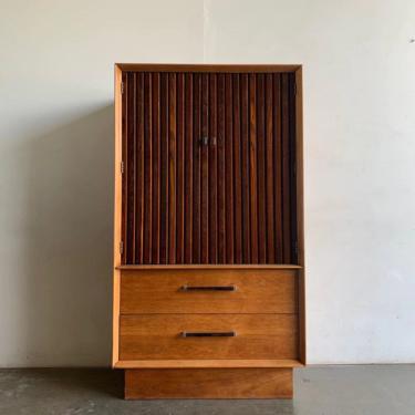 Rosewood and Walnut Armoire by Lane 