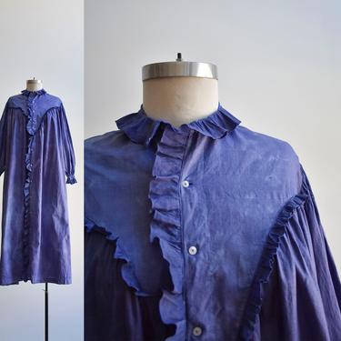 Overdyed Edwardian Nightgown with Ruffles 