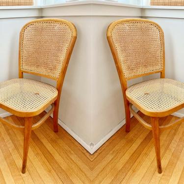 Local Pick Up Long Beach ca LA - Vintage Rattan Bentwood Accent Chair - 1980s Cane Dining Chair - Bohemian Home Decor 