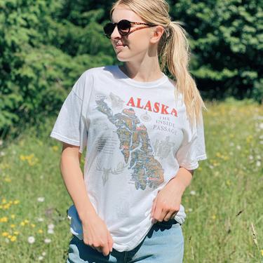 Vintage Alaska Graphic Tee Shirt 
