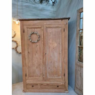 Raw Wood Armoire
