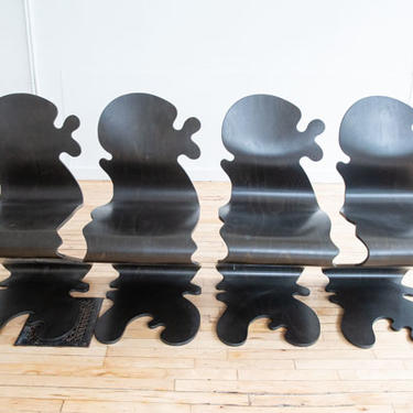Verner Panton Pantonic 5010 Side Chairs