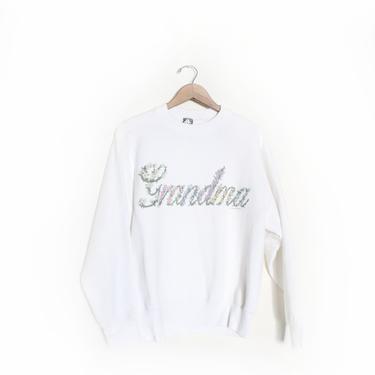 Flowery 90s Grandma Sweatshirt 