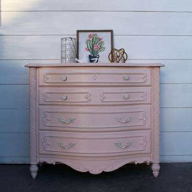 Soft Pink Decorative Dresser
