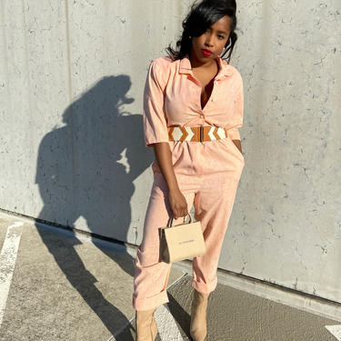 Vintage Peach Jumpsuit 