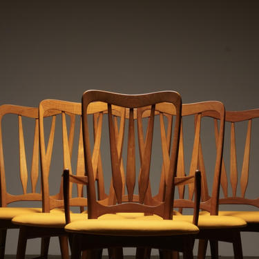 Set (6) Koefoeds Hornslet Teak Dining Chairs 