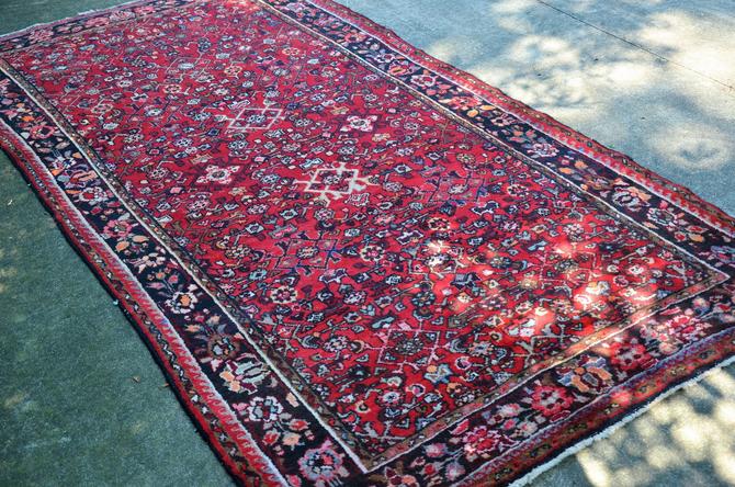 Vintage Distressed Hand Knotted Persian, Area Rugs Richmond Va