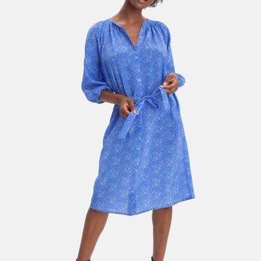 The Classic Knee Length Dress | Blue Bell Vine Floral