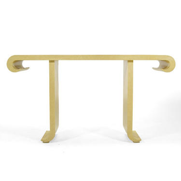 Alessandro For Baker Ivory Console Table