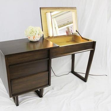 Mid Century Modern, vintage Drexel Vanity desk