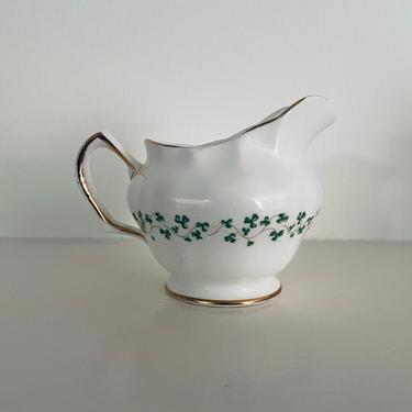 Vintage Royal Tara Fine Bone China &quot;Shamrock&quot; Made in Galway; Made in the Republic of Ireland; Creamer 