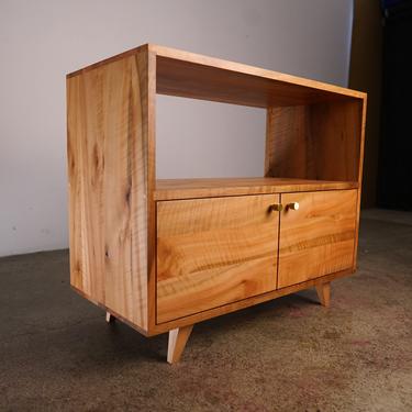 Pike Place Console, Mid-Century Storage, Solid Hardwood Storage Cabinet, Modern Wood Storage (Shown in Madrone) 