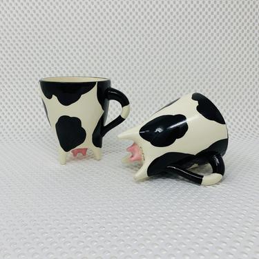 Vintage Cow Mugs