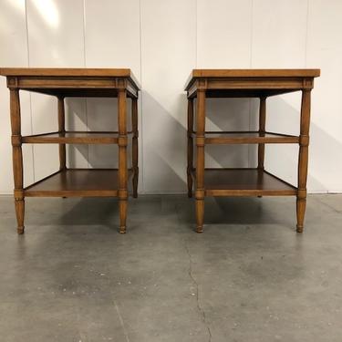 #613: HENREDON PAIR OF END TABLES