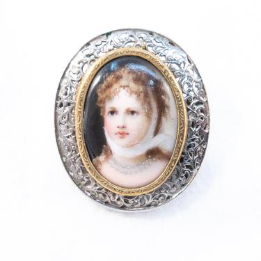 Queen Louise of Prussia Miniature Brooch